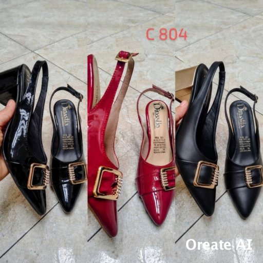 zapatilla elegante c 804