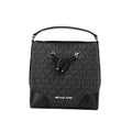 Michael Kors Mercer Small Black PVC Bucket Crossbody Bag